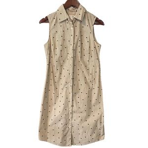 Isaac Mizrahi for Target Polka Dot Striped Shirt Dress